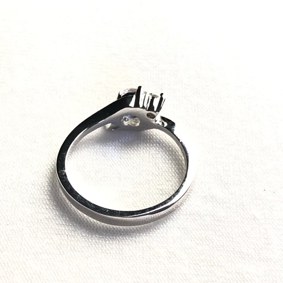 Vintage Marquis CZ 925 Ring - Picture 2 of 4